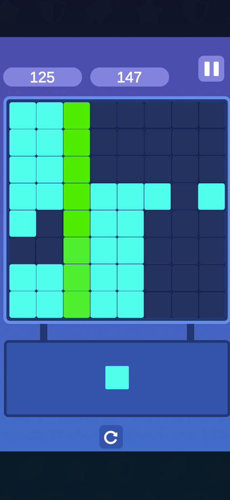 1010! Tetris Puzzle - Gameplay screen of 1010 Tetris Puzzle with colored blocks on a grid