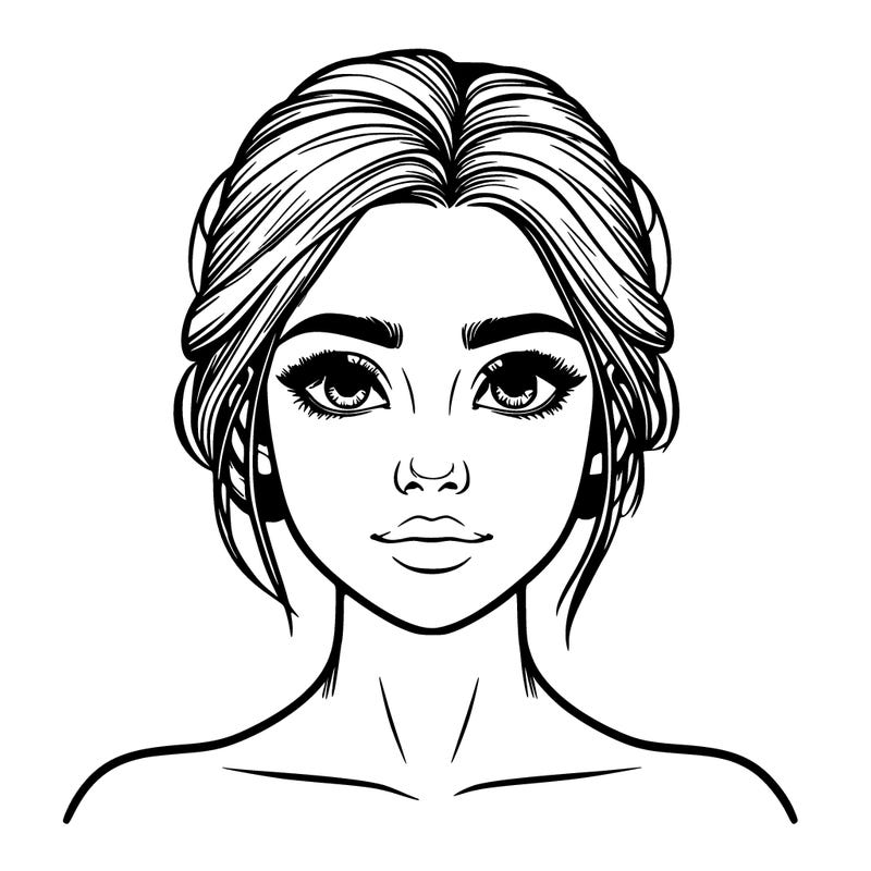 realistic girl with no makeup