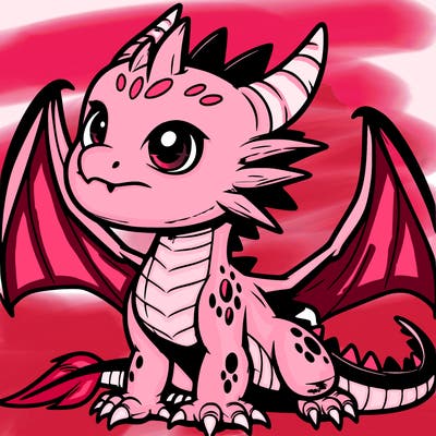 fierce baby night dragon