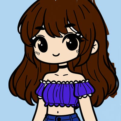 girl in a cute crop top