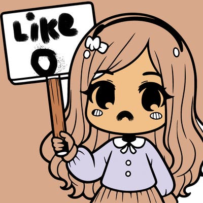 a girl holding a sign