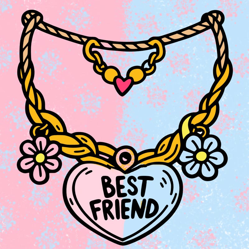 best friend necklace