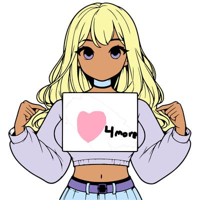 girl holding a blank sign in a long sleeve crop top