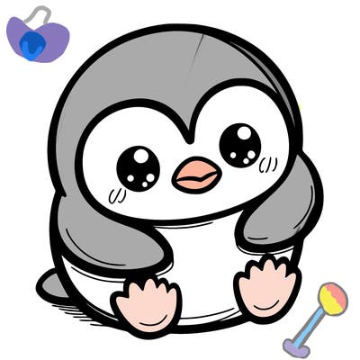baby penguin