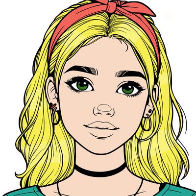 realistic teenage girl