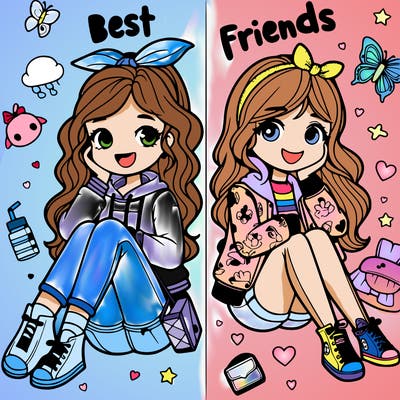 best friends girls