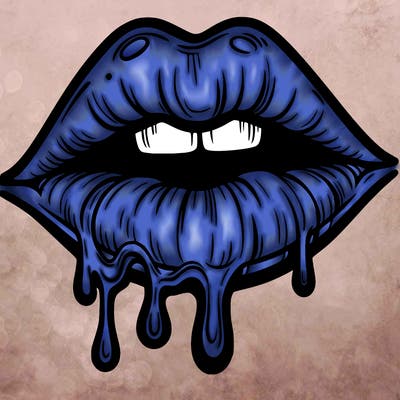 lips that look realistic and drip