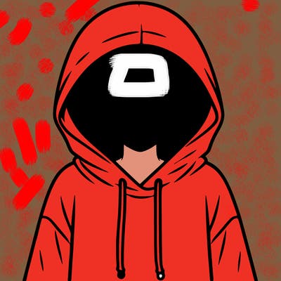 faceless girl in hoodie