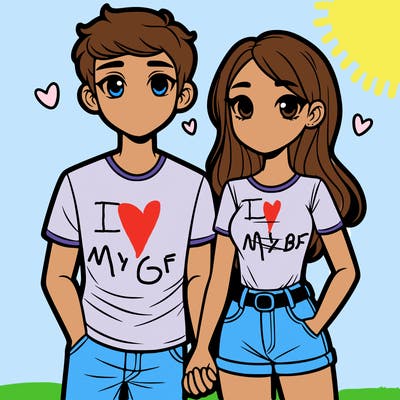 boyfriend and girlfriend