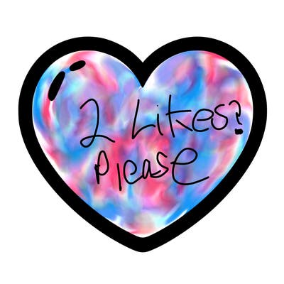 a blank heart