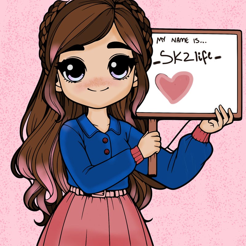 realistic girl holding up a sign