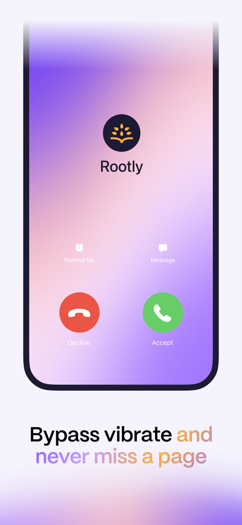 Rootly mobile app showing an incoming incident alert call interface