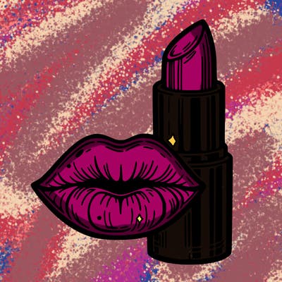 lips and lipstick