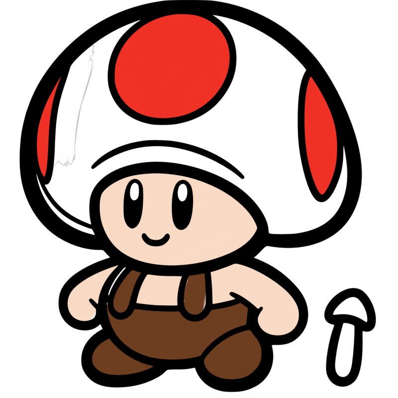 mario bros toad