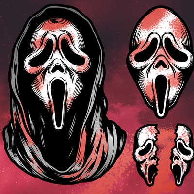 realistic,scary,gostface