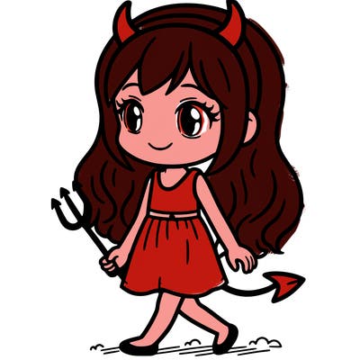 girl as devil
