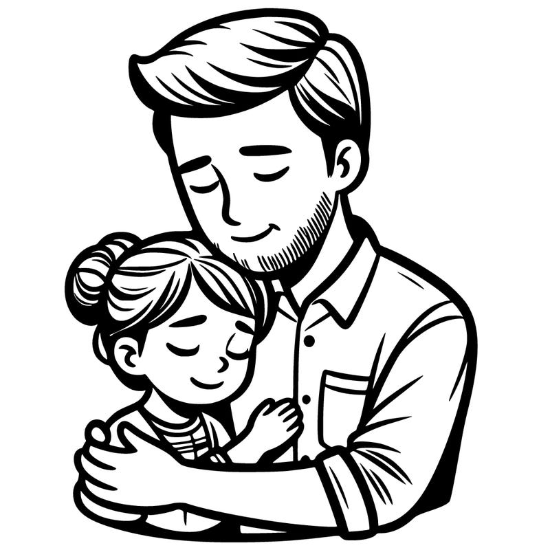 dad and daughter love