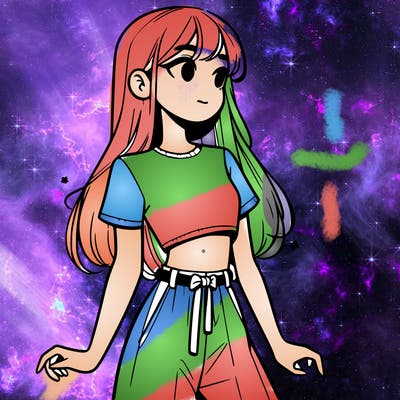 girl in a cute crop top