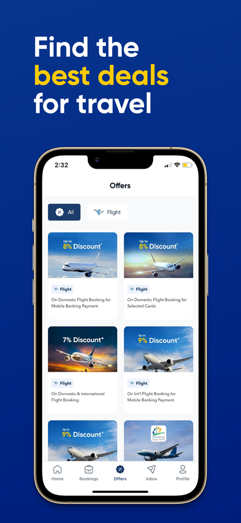 GoZayaan - GoZayaan app interface showing travel offers and flight booking discounts