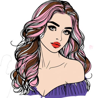 beautiful realistic girl