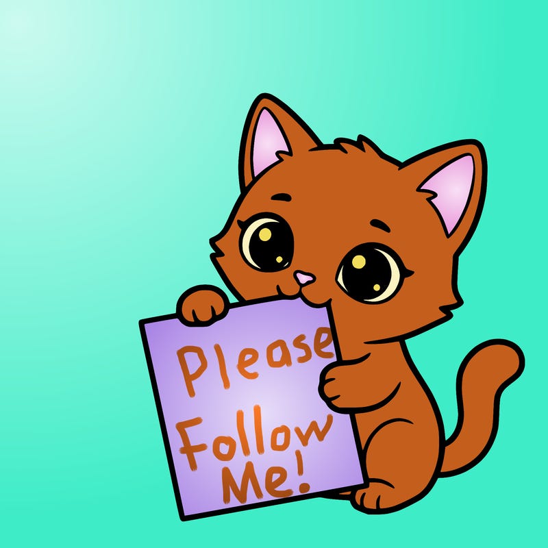 a small cat with a blank sheet of paper in its hand. the cat is sooooooo cute!