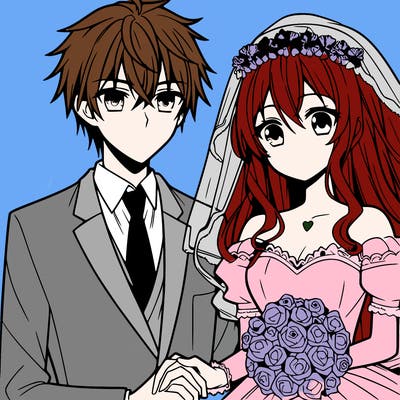 anime boy marrying girl