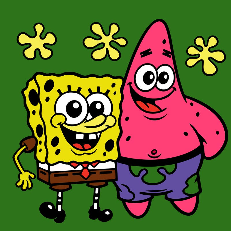 sponge bob with patrick