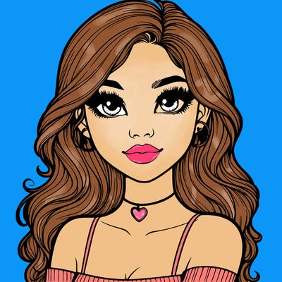 realistic pretty girl