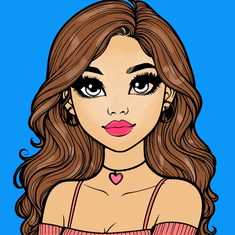 realistic pretty girl