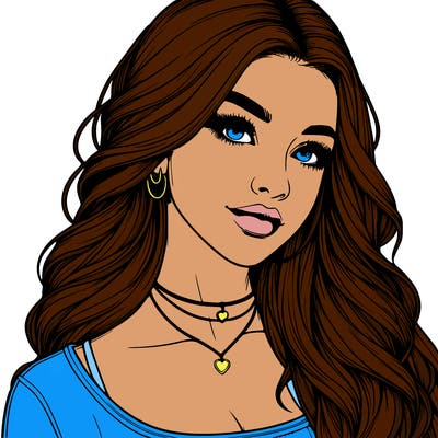 detailed realistic girl