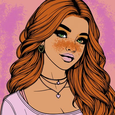 detailed realistic girl