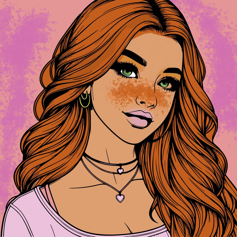 detailed realistic girl