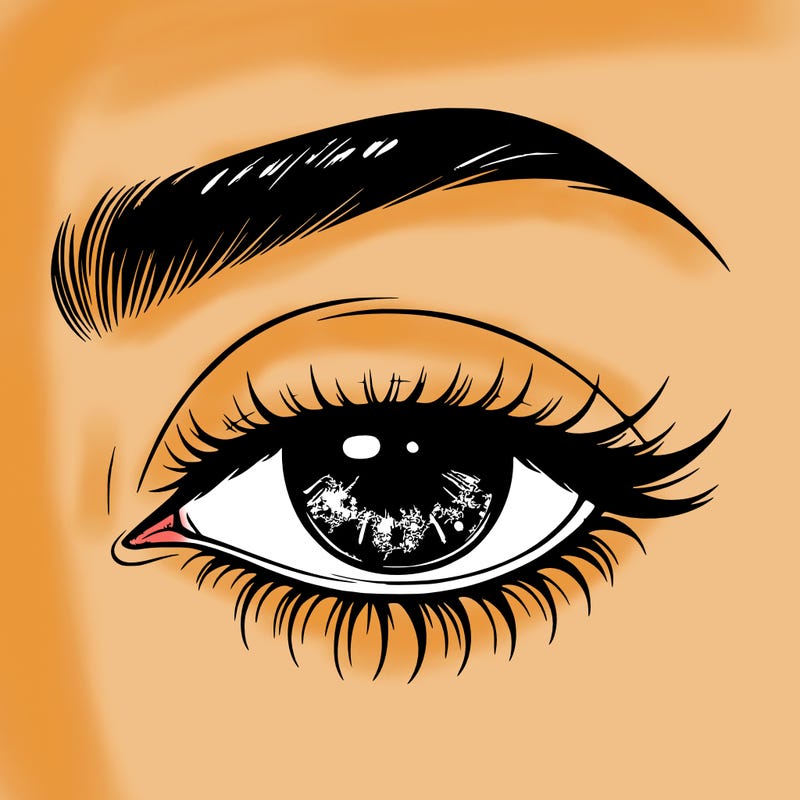 eye closed realistic