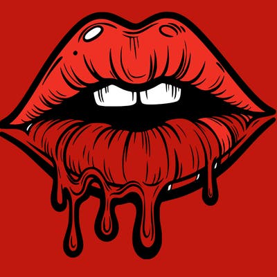 lips that look realistic and drip