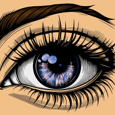 realistic eye