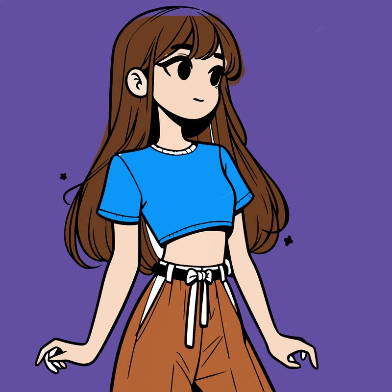 girl in a cute crop top