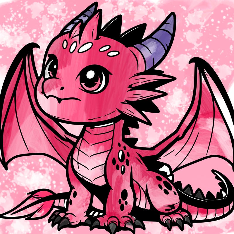 fierce baby night dragon