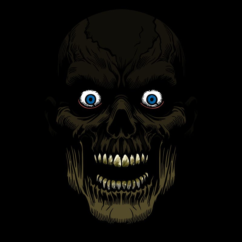 scary face realistic