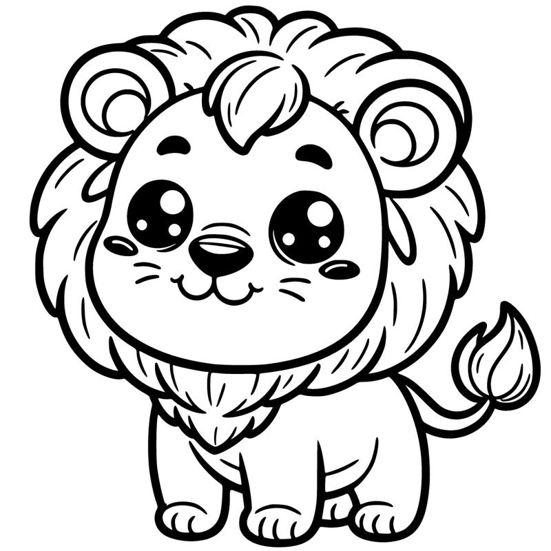 cute lion