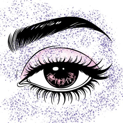 eye closed realistic