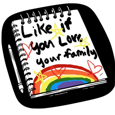 a blank sketch pad