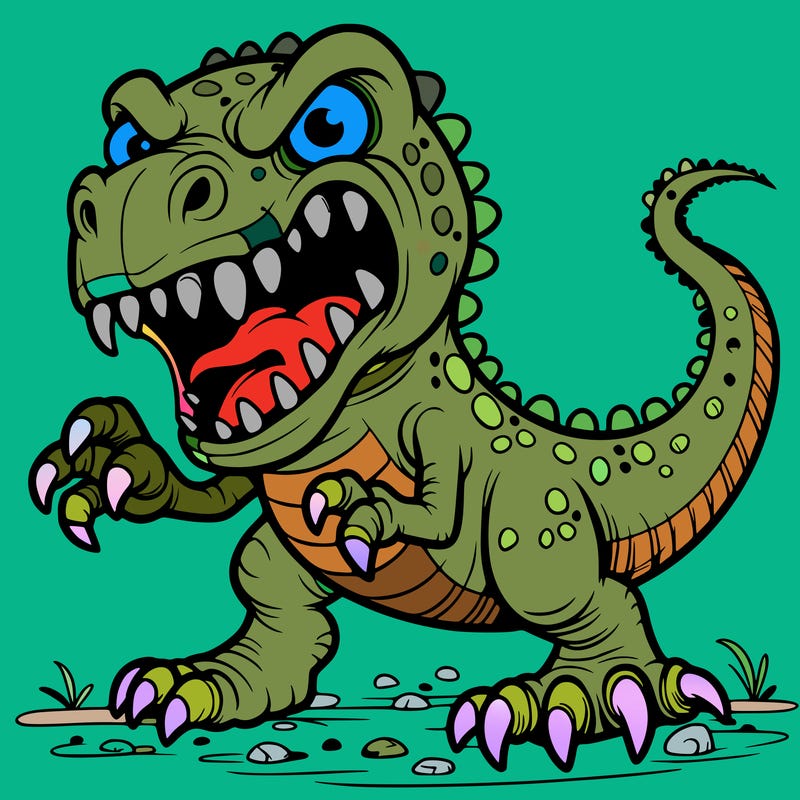 scary dinosaur