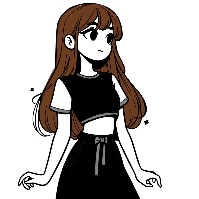 girl in a cute crop top