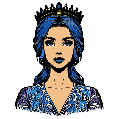 realistic beautiful queen