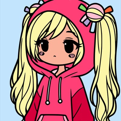 girl in hoodie