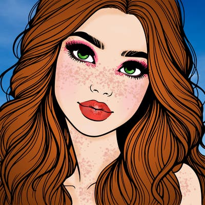 beautiful realistic girl