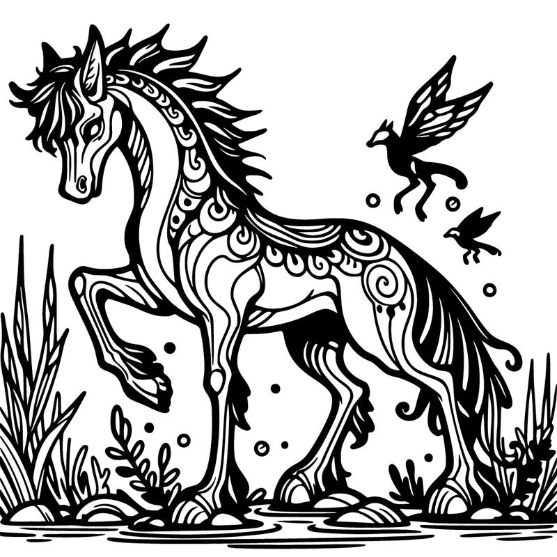 kelpie, fantasy animal