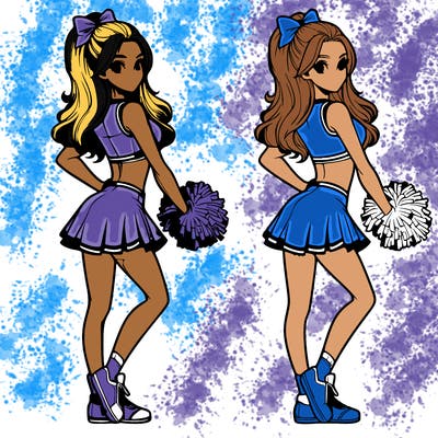 realistic cheerleader