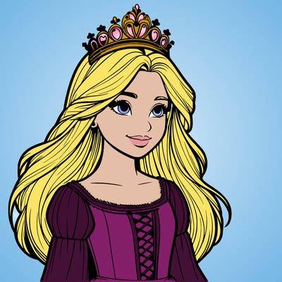 a realistic medieval princess with a tiara