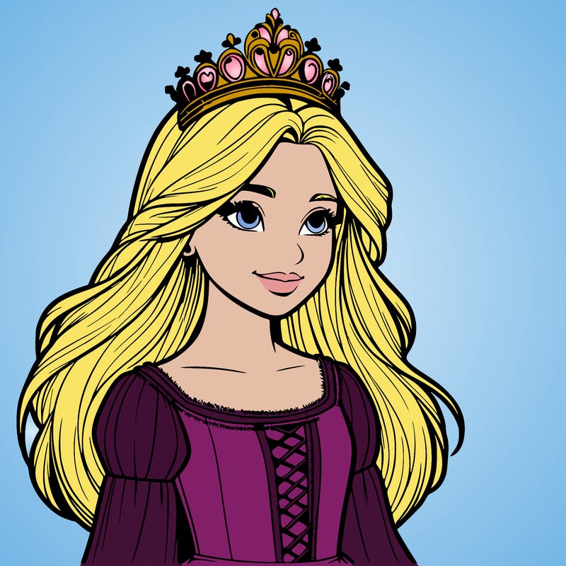 a realistic medieval princess with a tiara